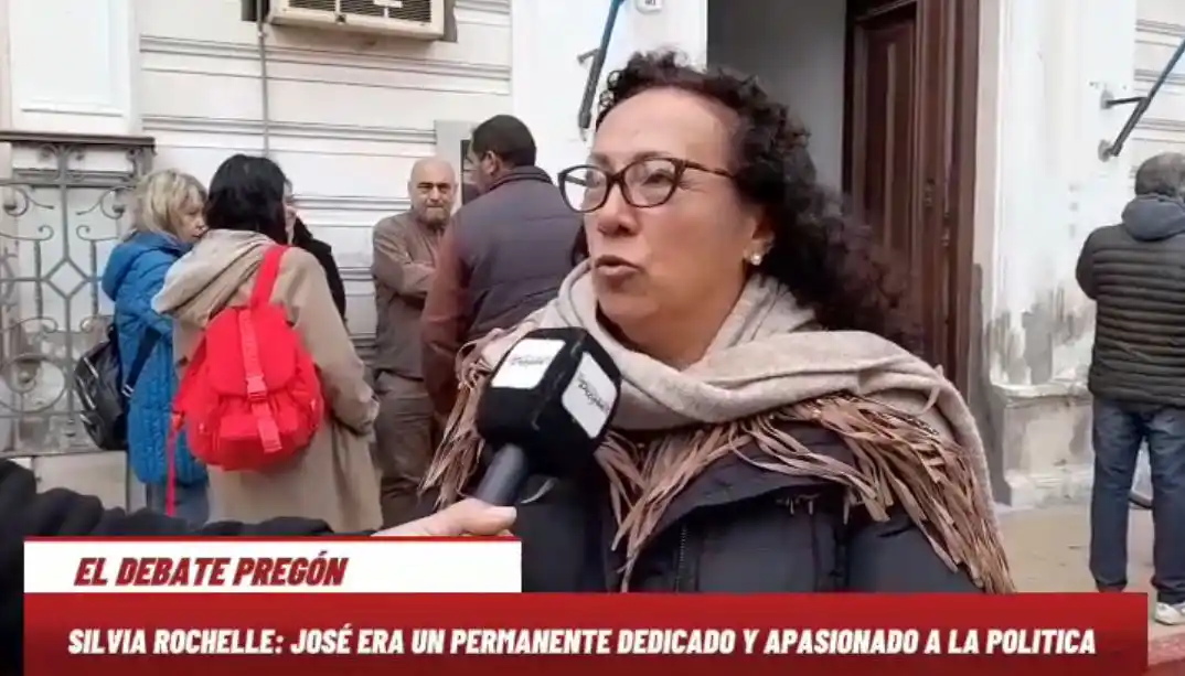 Silvia Rochelle: “José era un permanente dedicado y apasionado a la política”.