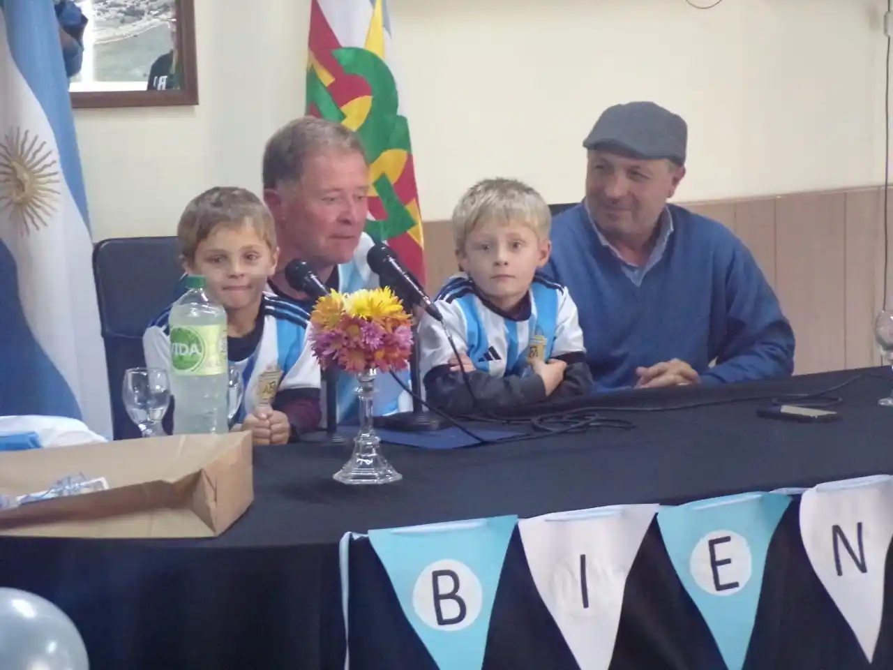 General Galarza y un gran recibimiento a Sergio Wilhelm