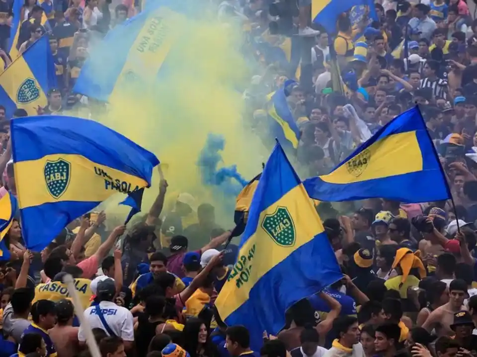 Se celebra en la "Bombonera" el Dìa del Hincha de Boca.