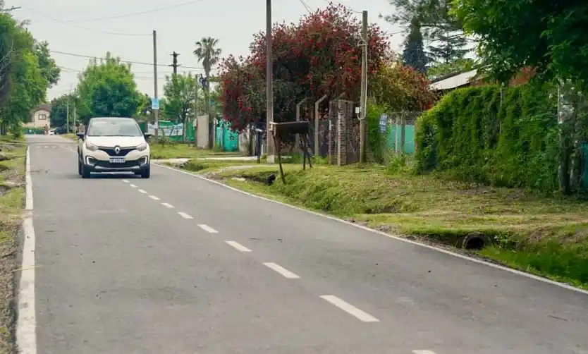 El Municipio continúa con las obras de nuevos asfaltos en las localidades