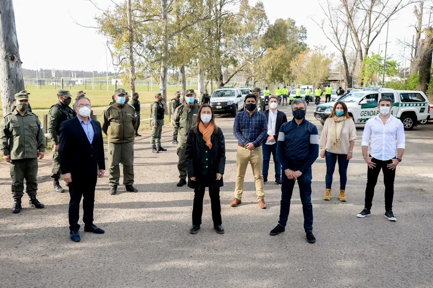Zabaleta, Descalzo y la ministra Frederic supervisaron el Plan Integral de Seguridad en Hurlingham e Ituzaingó