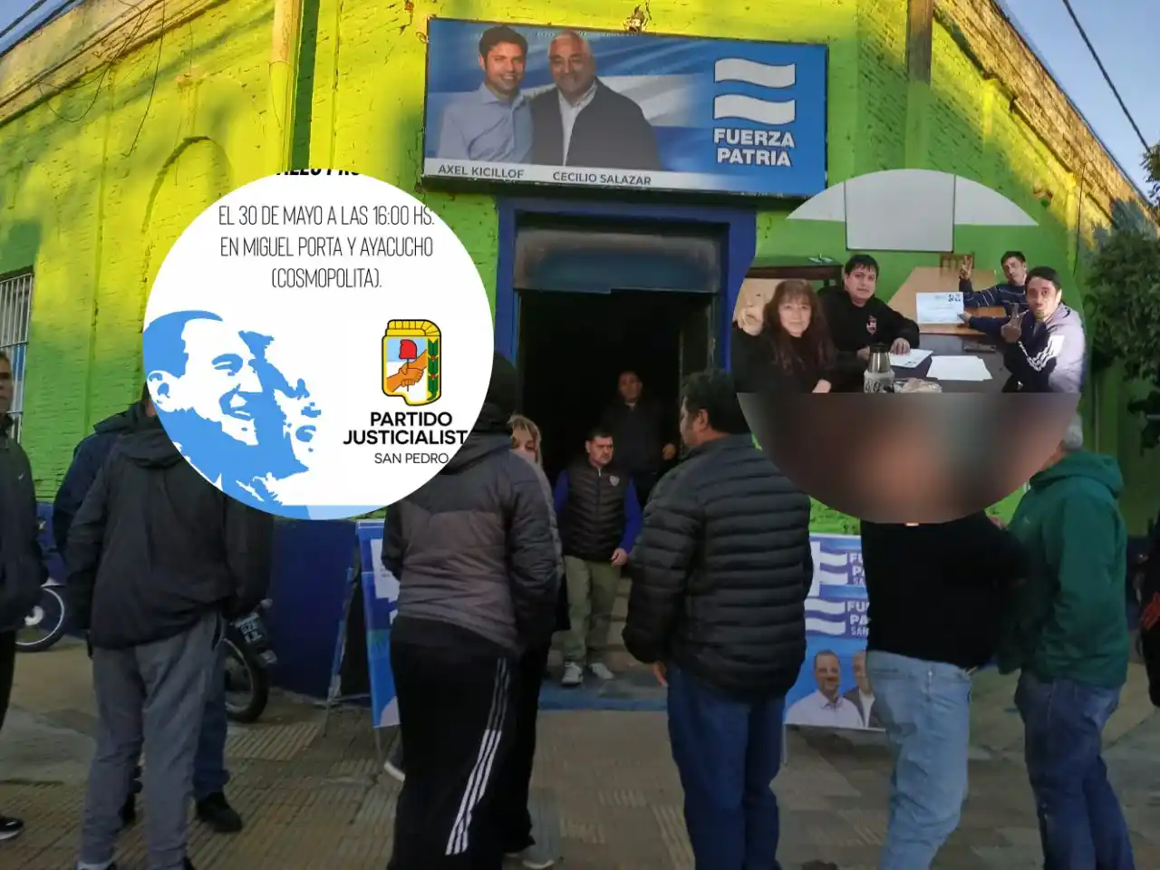 Sin local propio, el PJ presentará su nueva conducción en la sede del Partido Fe.