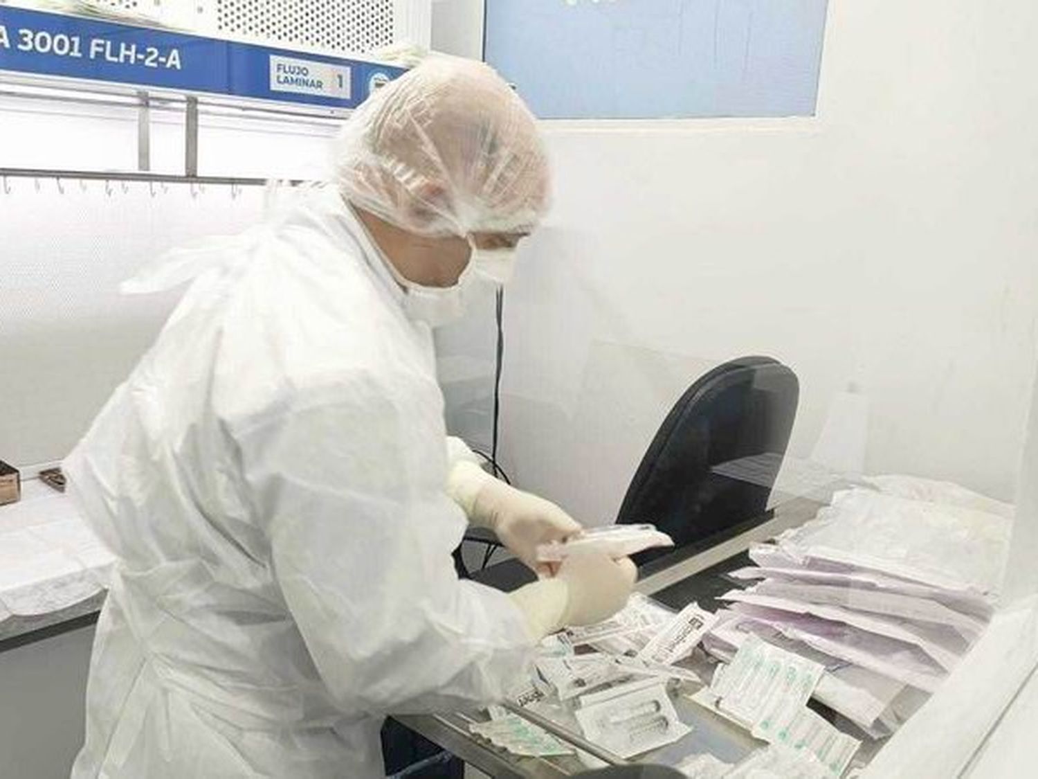 La planta de mezcla de nutrición parenteral
extemporánea de Laformed funciona al 100%