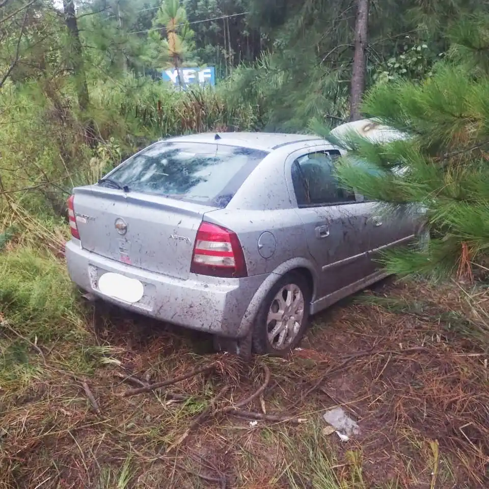 Choque y despiste en la Ruta 14: dos vehículos involucrados