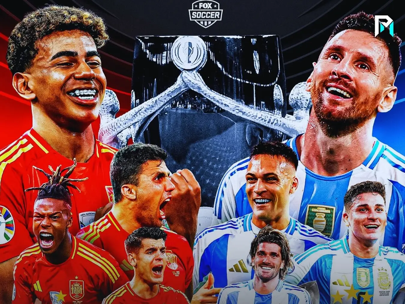 Argentina y España jugarían la Finalissima en marzo de 2026.Foto:IG