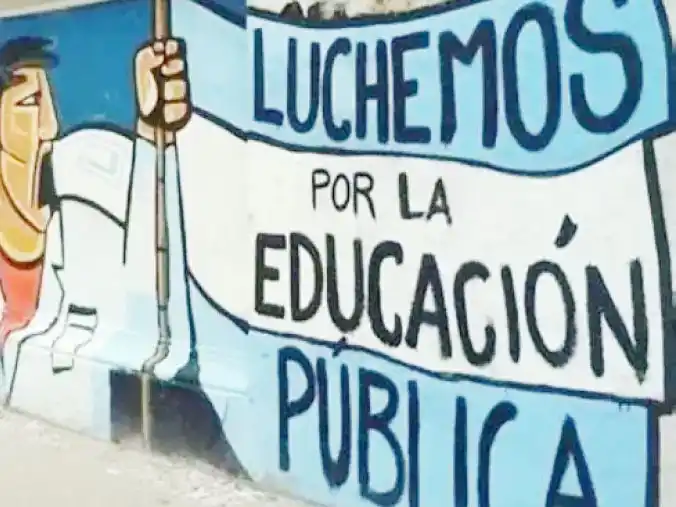 El Frente Multicolor se manifiestó en la Jornada Nacional de Lucha Docente