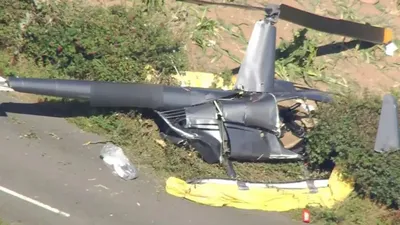 Cayó un helicóptero en Reino Unido y dejó tres muertos y un herido de gravedad
