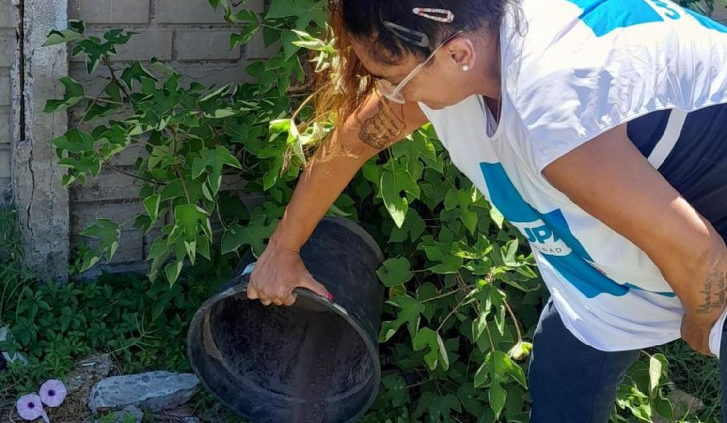 “Tapá, lavá, tirá y girá” es el lema de la campaña de desencharcado que promueve la Provincia.