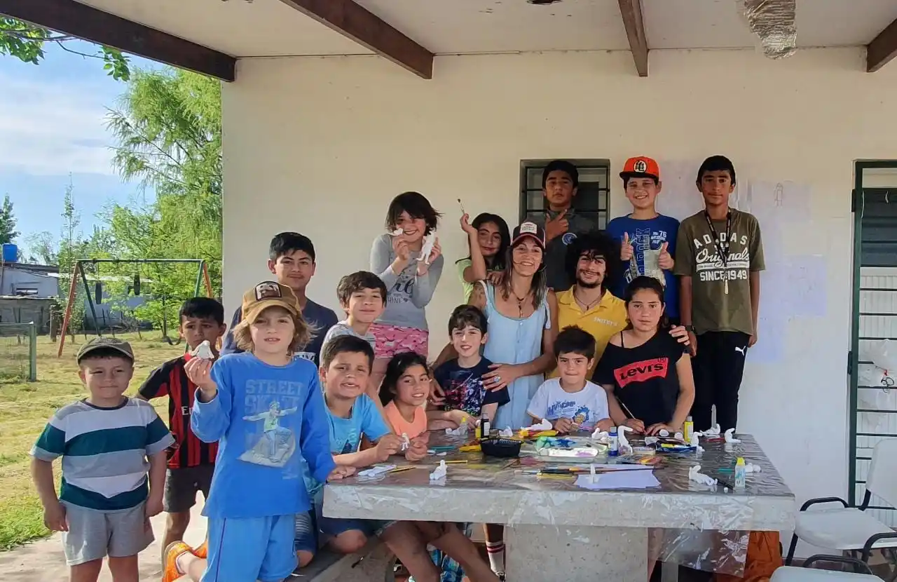 Rufino: exitoso taller de modelado en “Che Pibe”