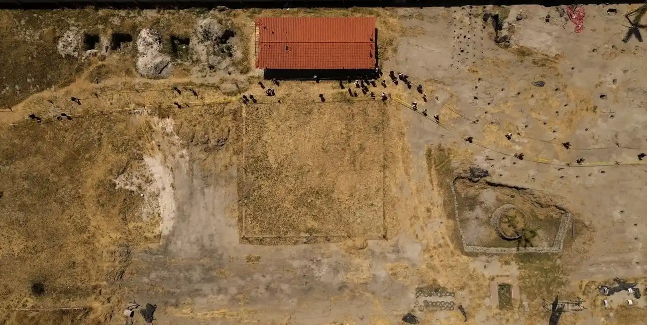 El lugar en la vista de un drone. Foto: REUTERS