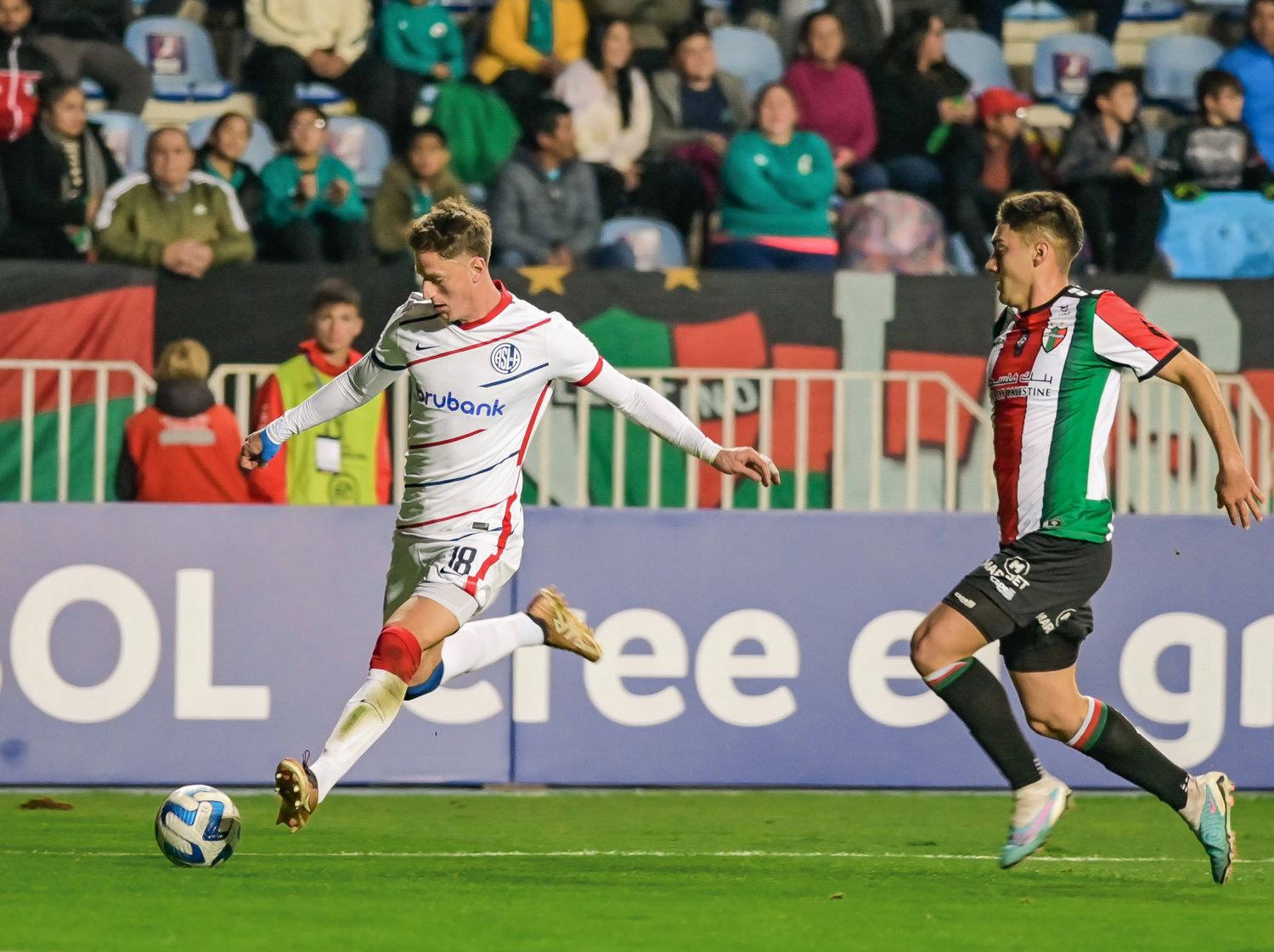 San Lorenzo rescató un empate frente a Palestino