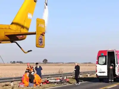 Accidente fatal en la Ruta Nacional 178: un motociclista murió  al chocar contra un móvil policial