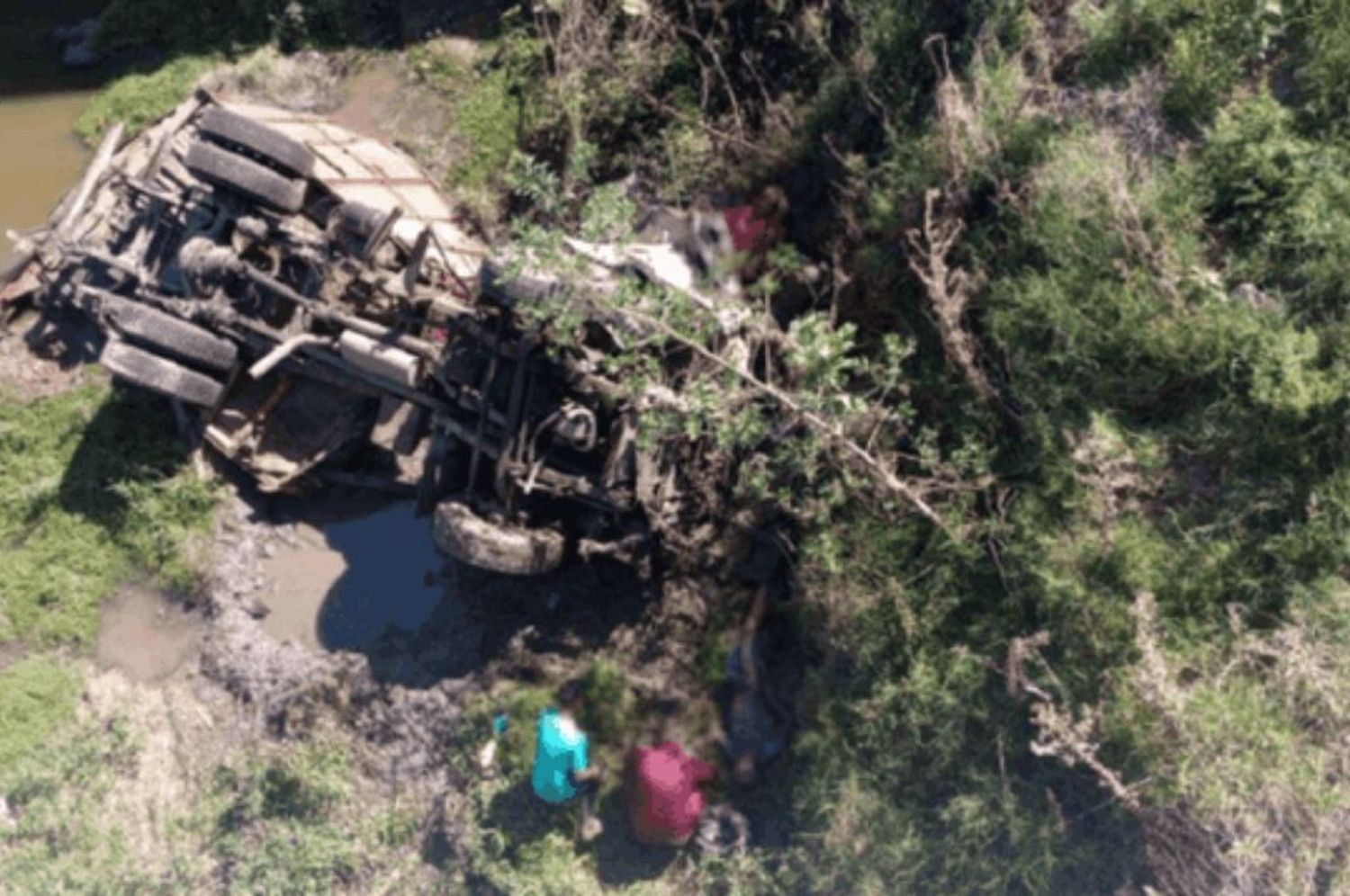 Accidente en autopista Rosario- Buenos Aires