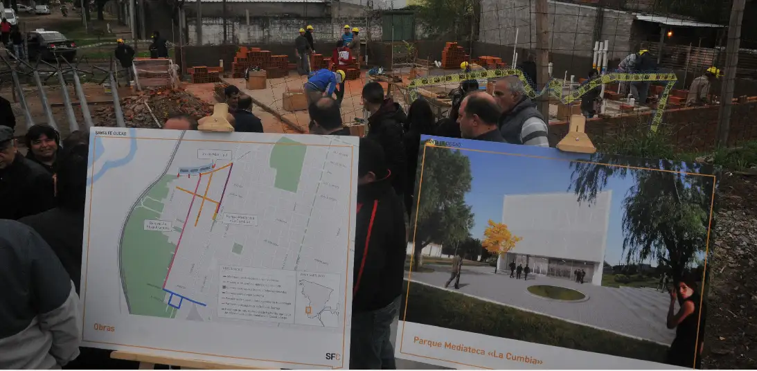 Prospera el Parque Mediateca La Cumbia