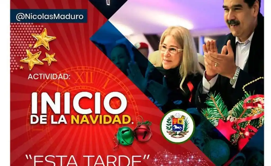 Maduro decretó que la Navidad en Venezuela comenzó el 15 de octubre