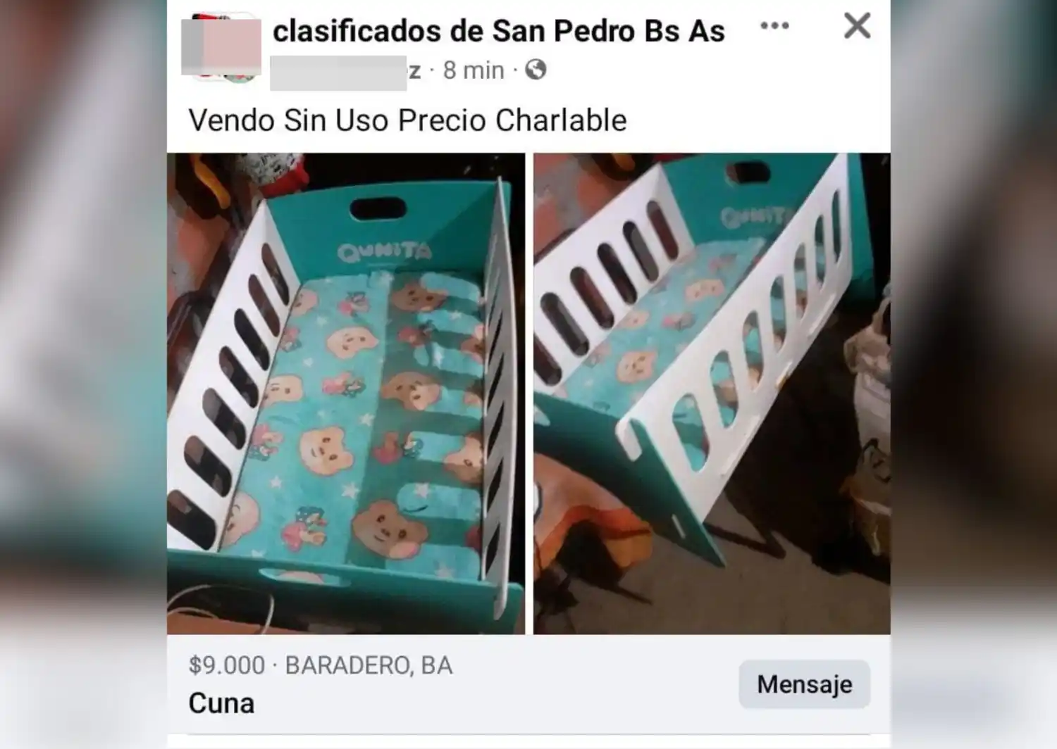 Venden las cunas del plan Qunitas en grupos de Facebook