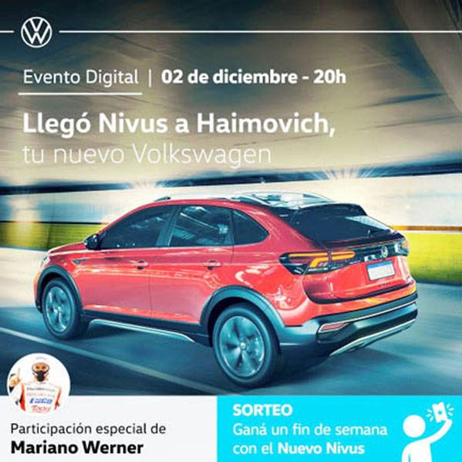 Volkswagen y Haimovich se  preparan para la presentación virtual al público entrerriano  del nuevo Nivus