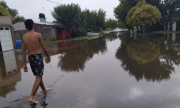 Temporal de lluvia: más de 80 milímetros en pocas horas provocaron anegamiento en diversas zonas
