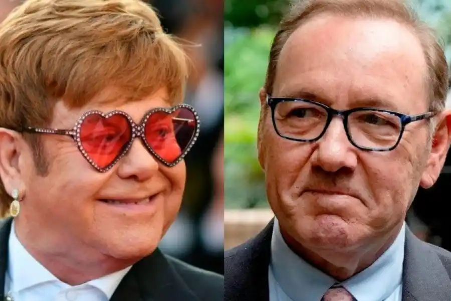 Juicio por abuso sexual: Elton John declaró a favor de Kevin Spacey
