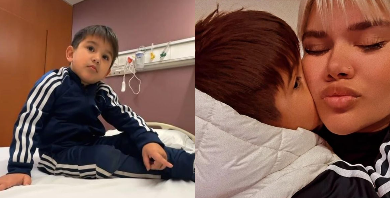 Preocupa la salud de Francesco, el hijo de Morena Rial