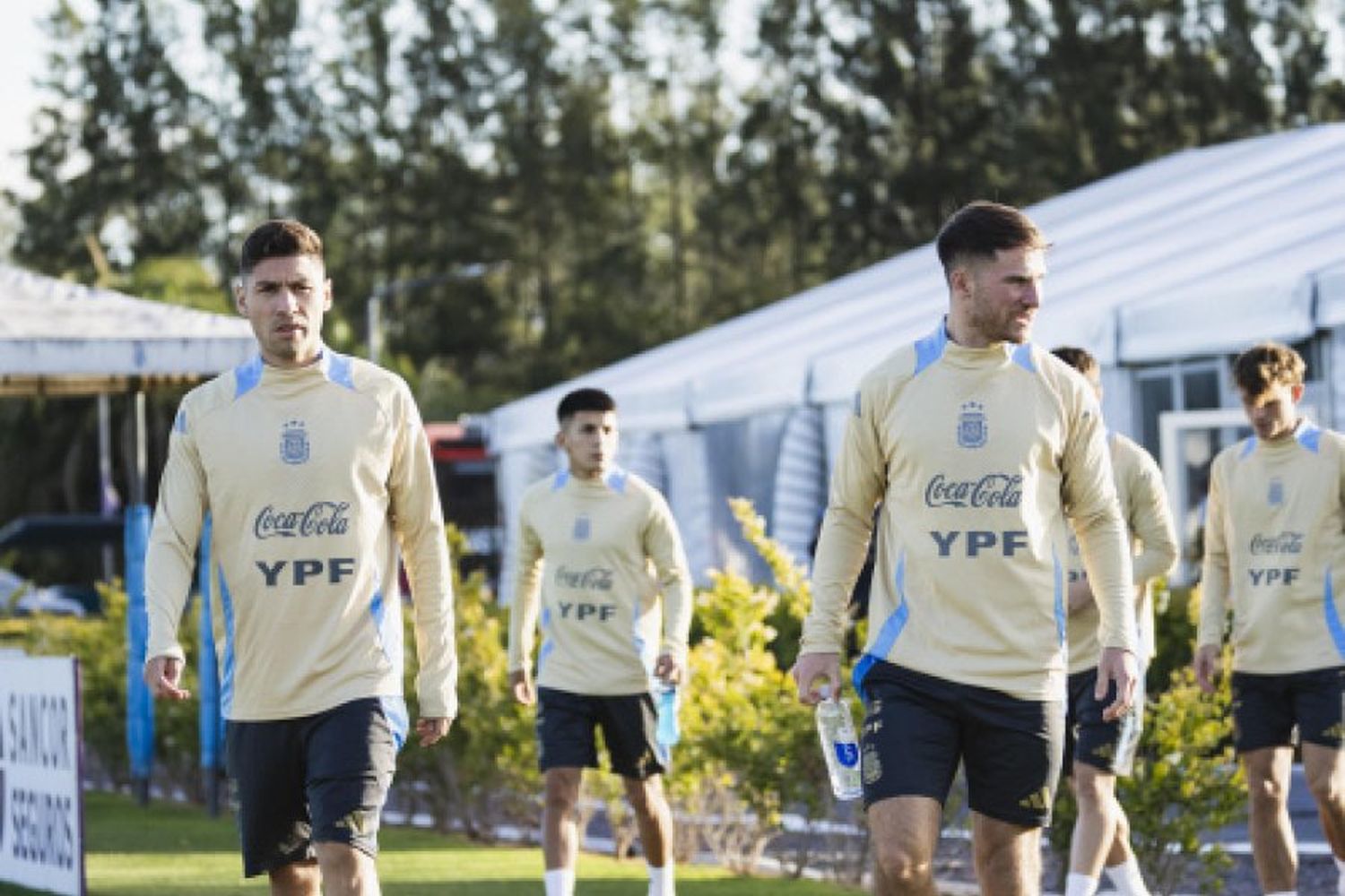 La Selección Argentina trabaja con plantel completo