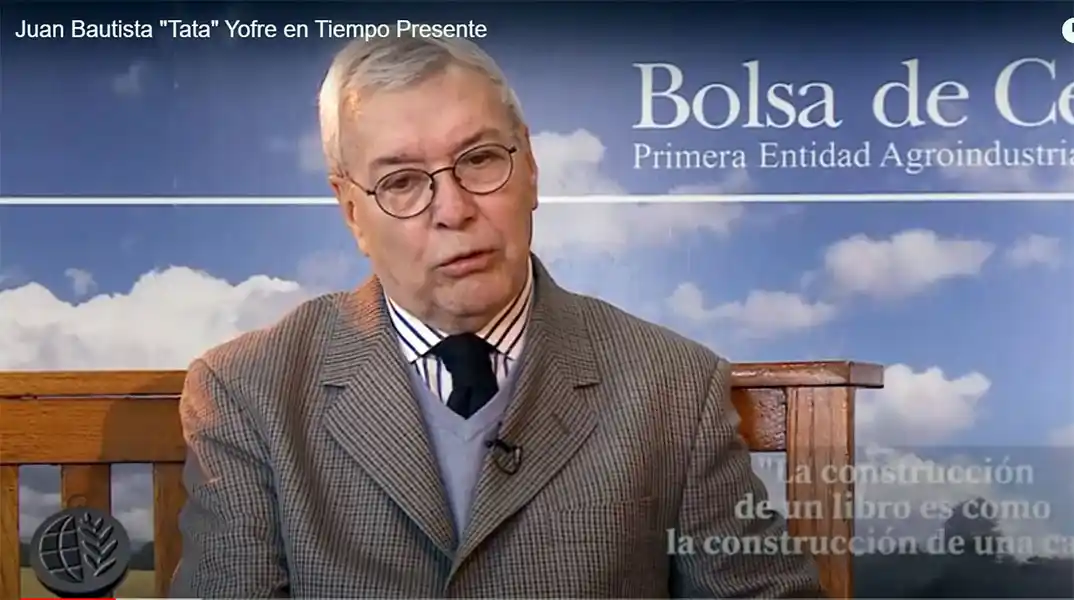 Juan Bautista «el Tata» Yofre en Tiempo Presente.