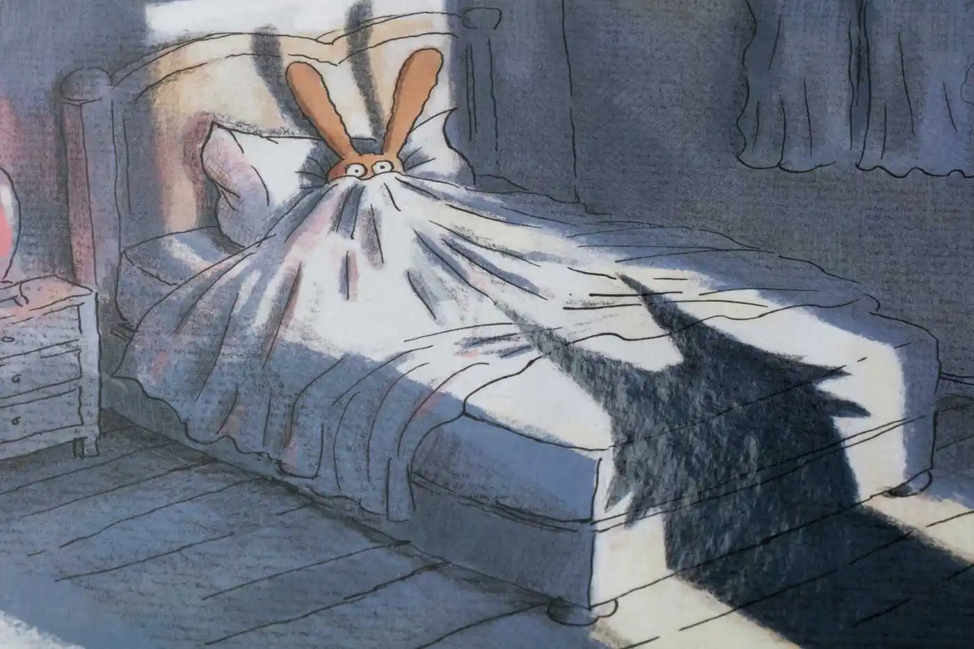 Los conejos y el lobo