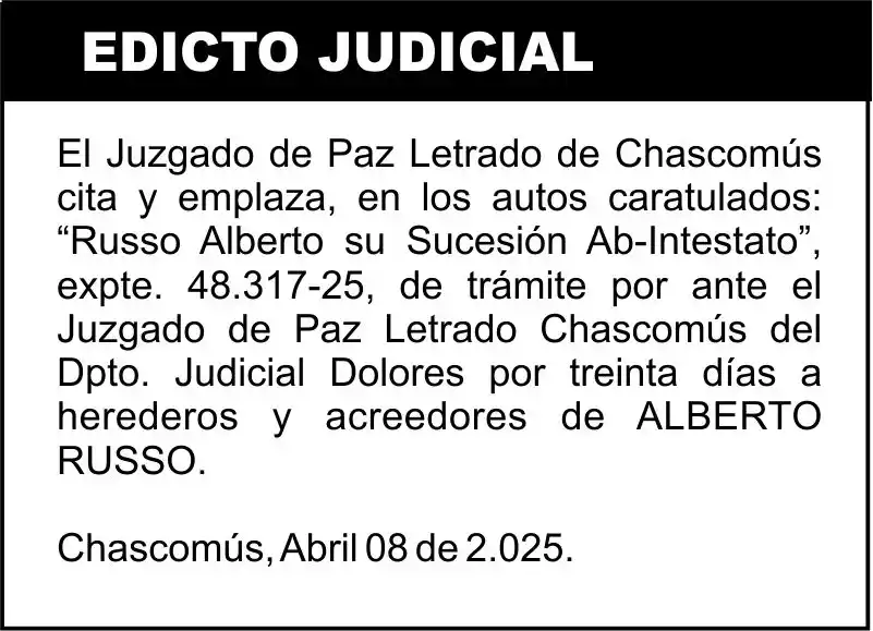 Russo Alberto su Sucesión Ab-Intestato