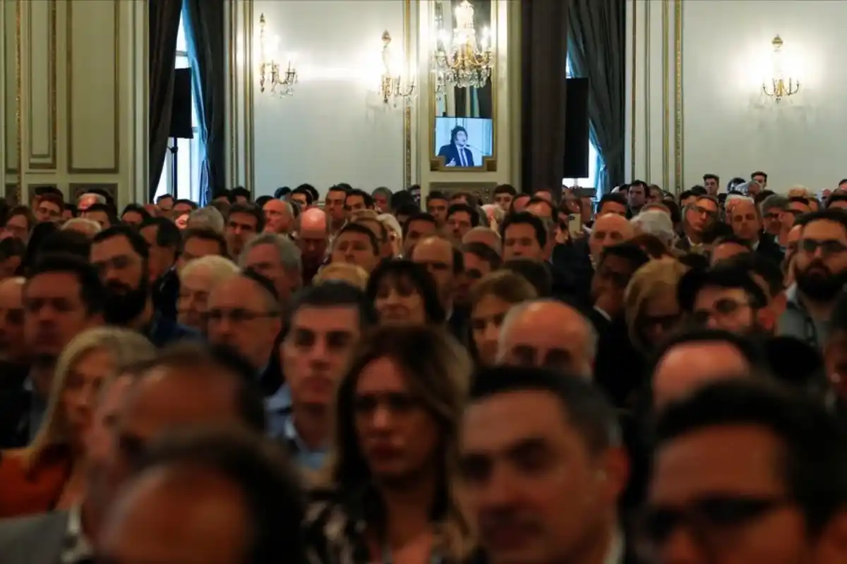 El candidato presidencial más votado en las PASO disertó ante referentes de la economía, las finanzas y los negocios de la Argentina.
