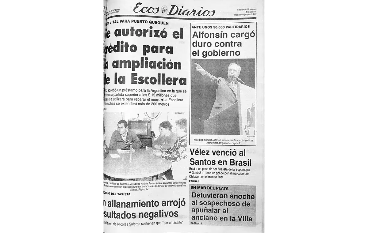 Jueves 31 de octubre de 1996