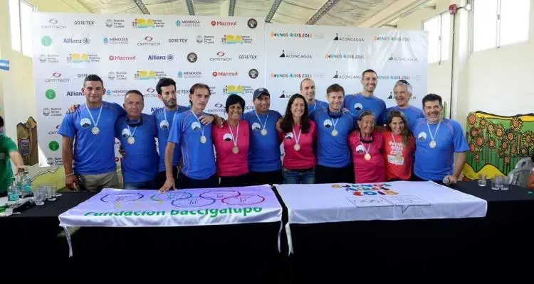 Silvio Velo inicia el ascenso al Aconcagua
