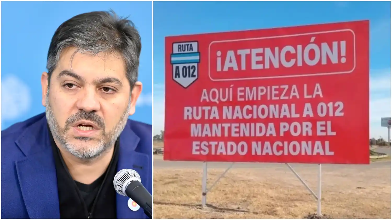 Bianco volvió a cruzar a Nación por el deterioro de las rutas nacionales.