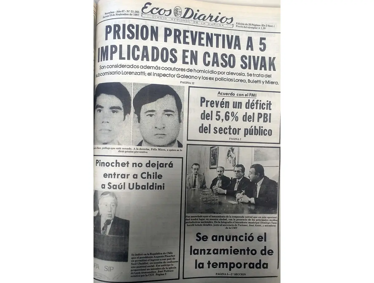 Jueves 19 de noviembre de 1987