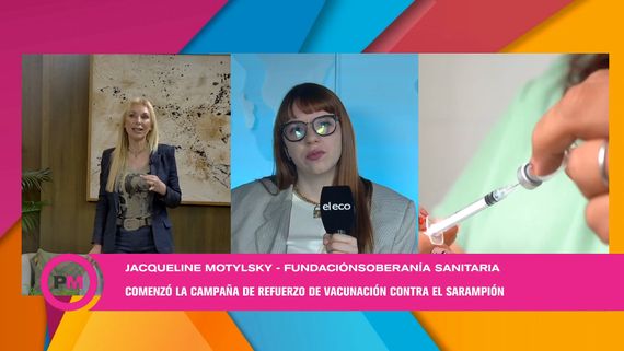 Comenzó la campaña de vacunación de refuerzo contra el Sarampión