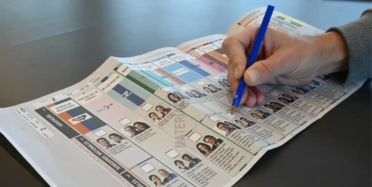 Todas las boletas reemplazadas se envían a la Justicia Electoral al final del día. Crédito: Flavio Raina.