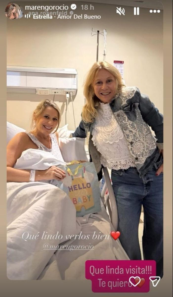 Rocío Marengo recibió la visita de la abogada Ana Rosenfeld.