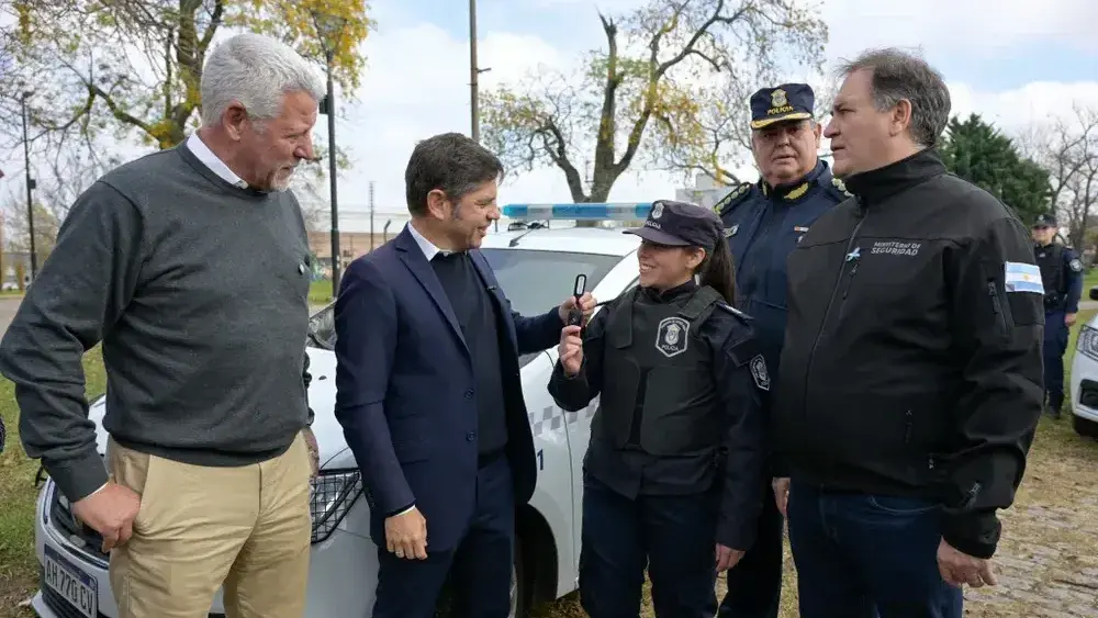 El gobernador Axel Kicillof en Pergamino.