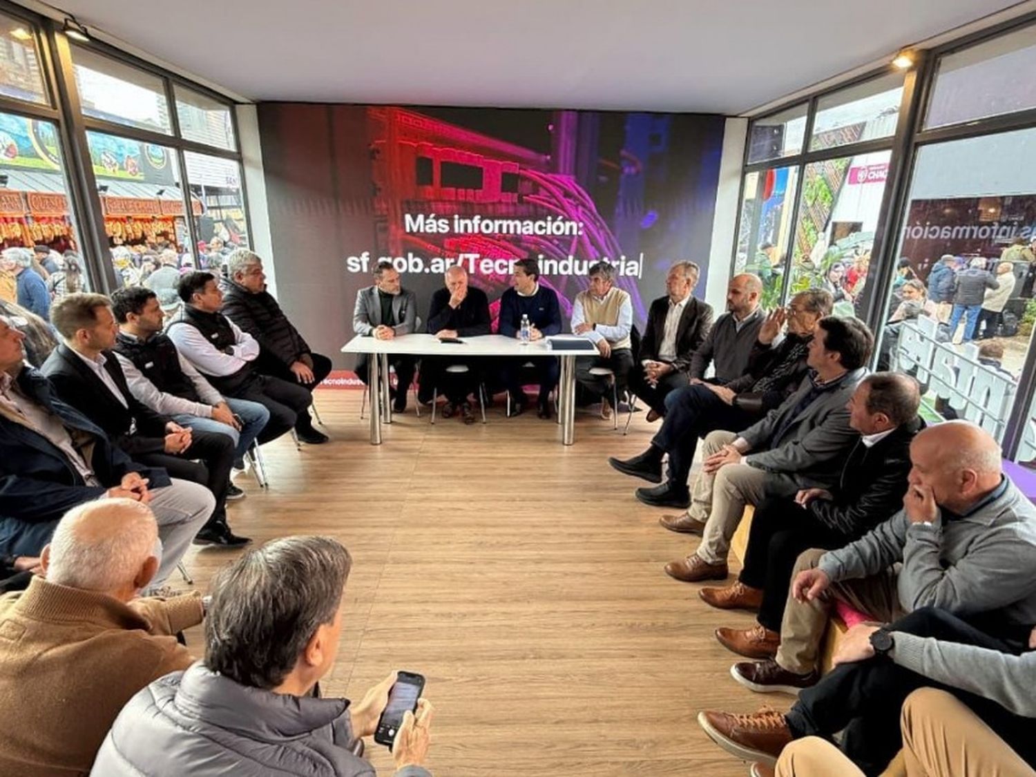 Con el stand más grande, el Gobierno Provincial exhibe su potencial.