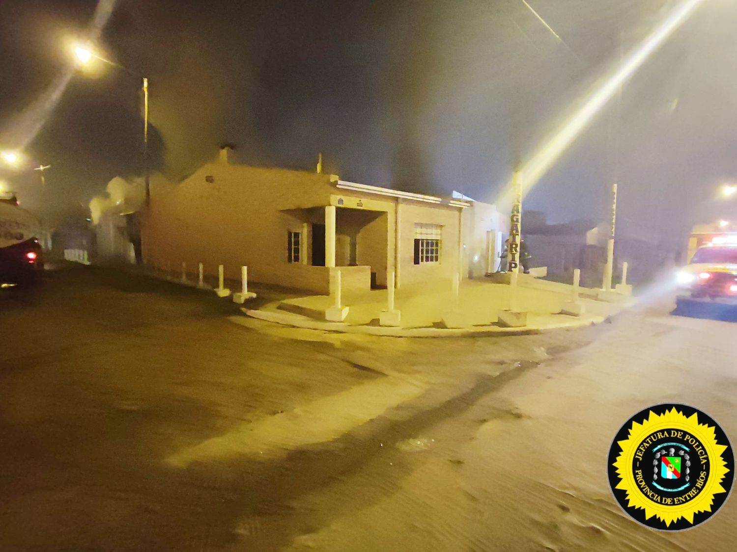Incendio en una vivienda por un descuido con un anafe