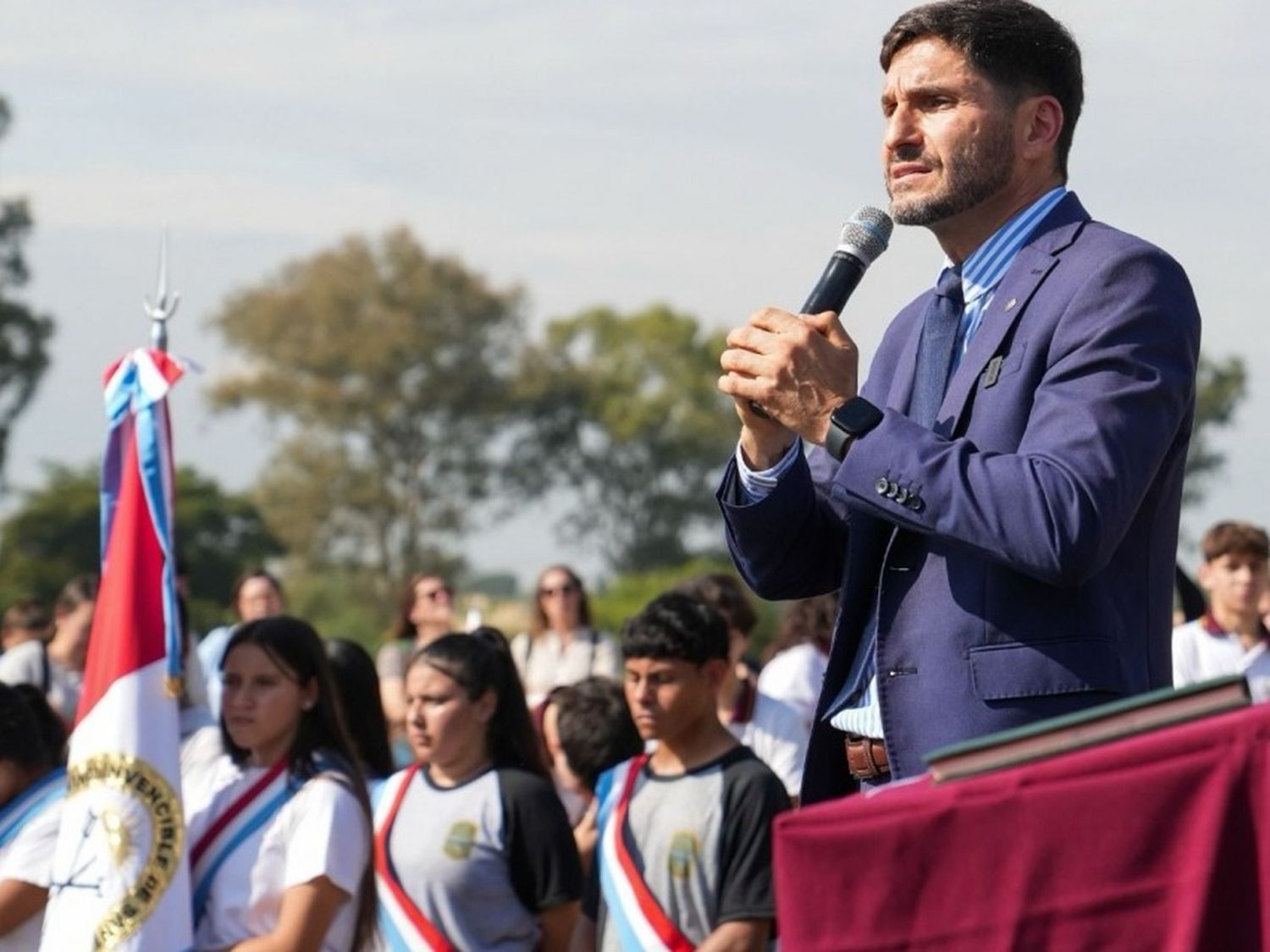 Maximiliano Pullaro, gobernador de Santa Fe.