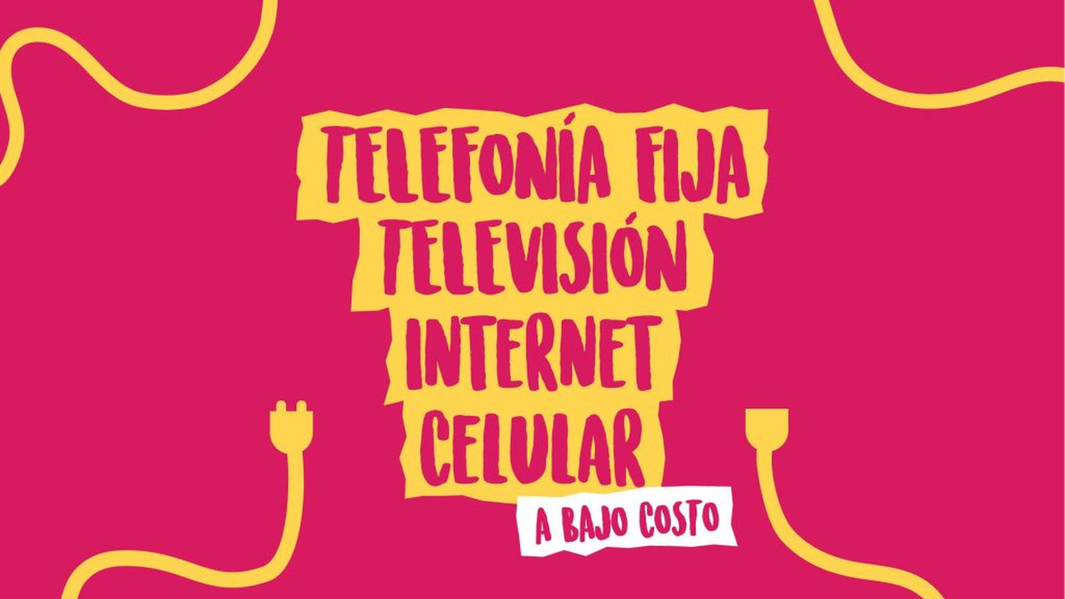 Quiénes y cómo se puede solicitar los servicios de cable, celular e Internet a bajo costo