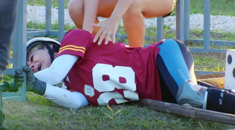 Tensión en TV: Mónica Farro se accidentó en “El Hotel de los Famosos” y sus gritos generaron terror