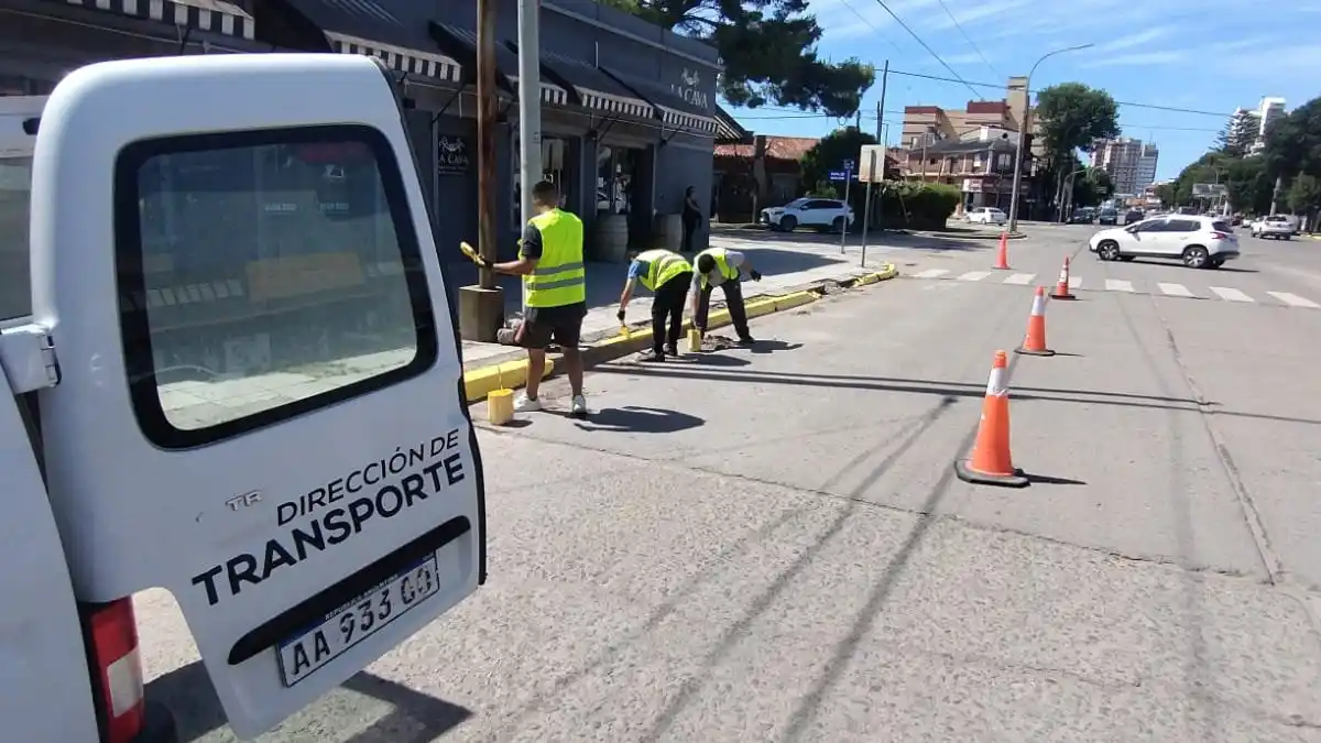 Señalización. Por el transporte público