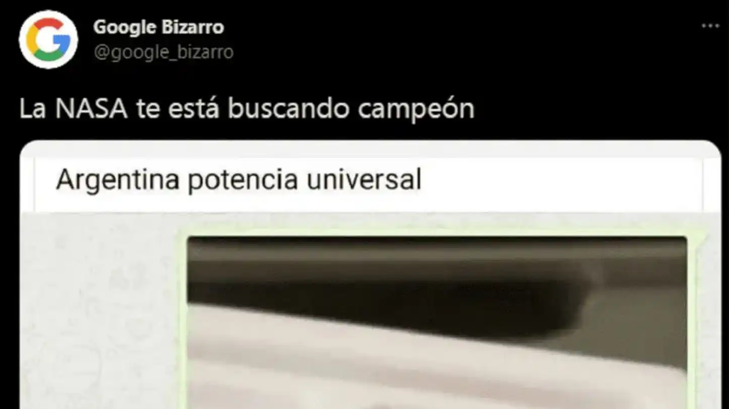 El truco de un argentino que se viralizó en Twitter: "La NASA te está buscando, campeón"