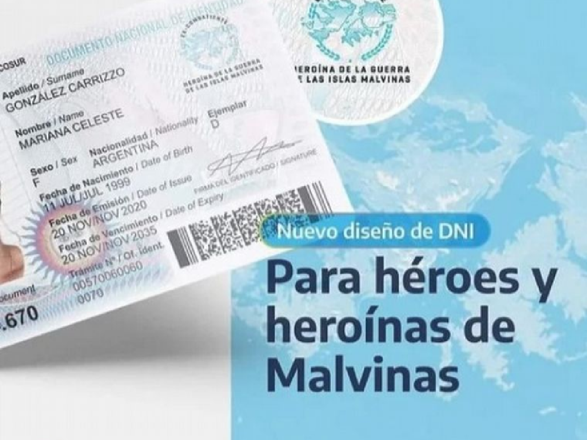 Homenaje a excombatientes:  Nuevo DNI: de qué se tratan los cambios y quiénes deberán actualizarlo