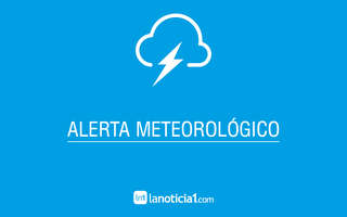 Alerta meteorológico por tormentas fuertes para el norte de la Provincia