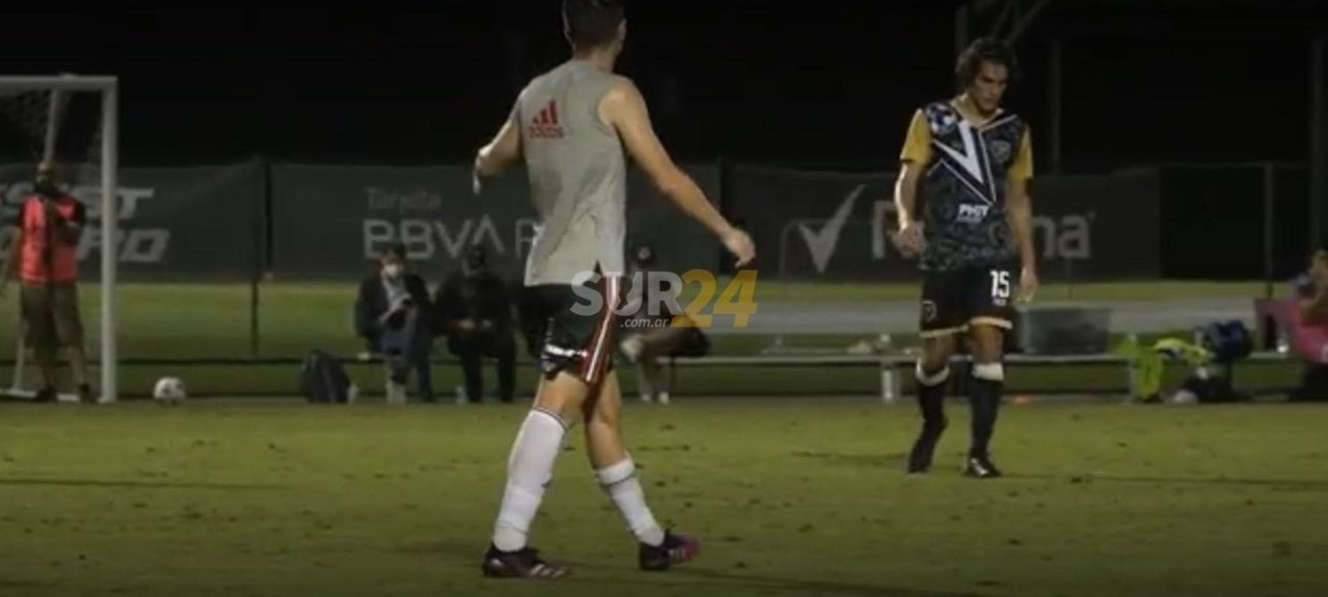 El venadense Diego Moyano enfrentó a River Plate