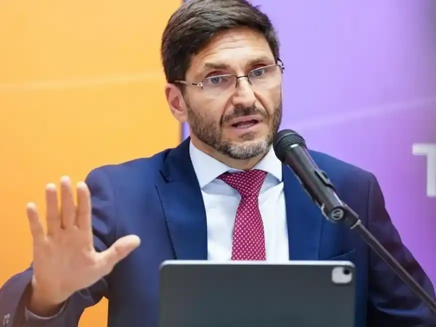 El gobernador de provincia de Santa Fe, Maximiliano Pullaro. Crédito: Gobierno de la provincia.