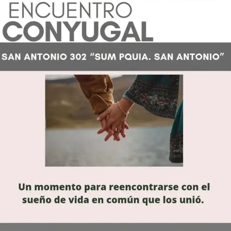 Este sábado se realizará un Encuentro Conyugal para fortalecer los vínculos de pareja