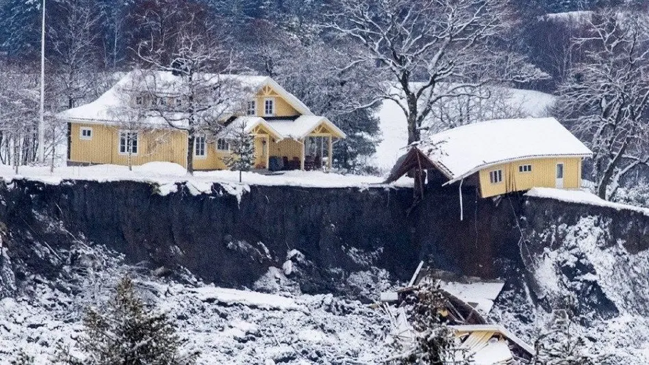 Ascienden a siete los muertos tras un deslizamiento de tierra en Noruega